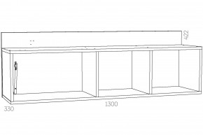 Полка Оливия НМ 011.38-01 Х в Чебаркуле - chebarkul.mebel74.com | фото 3