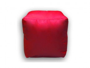 Пуф Куб мини красный в Чебаркуле - chebarkul.mebel74.com | фото