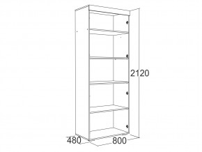 Шкаф 2-х дверный для белья Ольга 19 в Чебаркуле - chebarkul.mebel74.com | фото 2