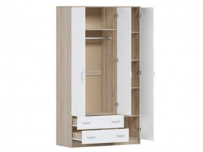 Шкаф Комфорт №10 1200 дуб сонома-белый в Чебаркуле - chebarkul.mebel74.com | фото 2