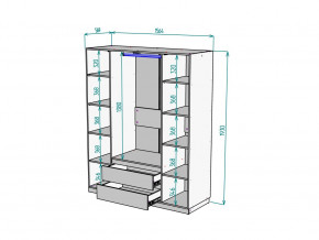 Шкаф Malta light H302 Белый в Чебаркуле - chebarkul.mebel74.com | фото 2