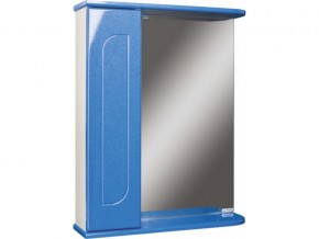 Шкаф зеркало Радуга Синий металлик 50 левый/правый в Чебаркуле - chebarkul.mebel74.com | фото 1