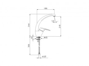 Смеситель Impact G08910 в Чебаркуле - chebarkul.mebel74.com | фото 2