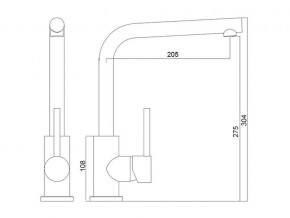 Смеситель Impact LM2104 в Чебаркуле - chebarkul.mebel74.com | фото 2