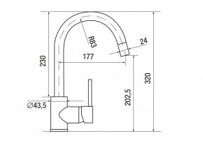 Смеситель Logic LM2101 в Чебаркуле - chebarkul.mebel74.com | фото 2