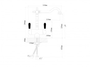 Смесители Florentina Ария бронза в Чебаркуле - chebarkul.mebel74.com | фото 2