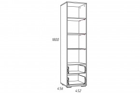 Стеллаж Лилу НМ 041.03 Птички в Чебаркуле - chebarkul.mebel74.com | фото 2