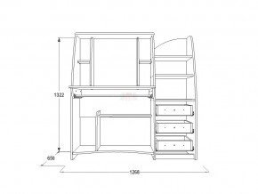 Стол компьютерный СК 1 венге/млечный дуб в Чебаркуле - chebarkul.mebel74.com | фото 3