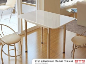 Стол обеденный белый глянец в Чебаркуле - chebarkul.mebel74.com | фото 1