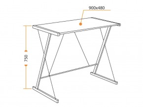 Стол WD-09 concrete в Чебаркуле - chebarkul.mebel74.com | фото 2