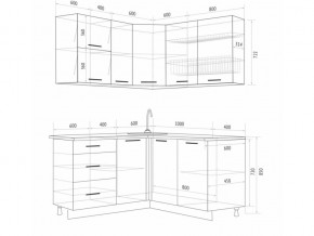 Угловой кухонный гарнитур Флоренс Грин в Чебаркуле - chebarkul.mebel74.com | фото 4